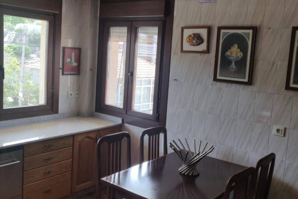 Casa Cerca De Baiona Con Maravillosas Vistas Al Mar. Pontevedra Dış mekan fotoğraf